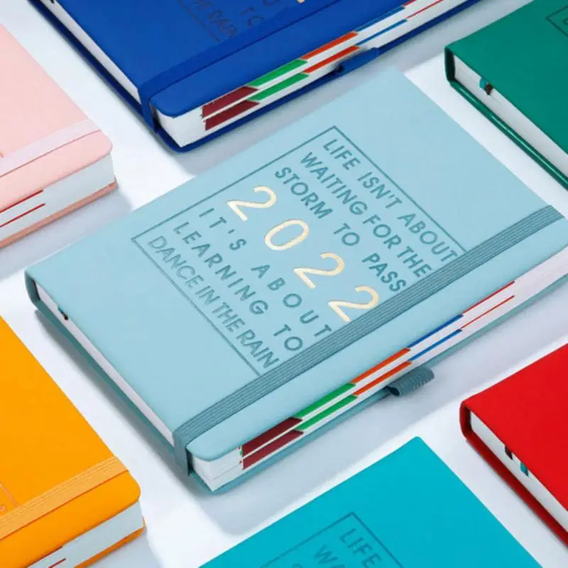 2022 A5 Planner Notebooks Super Thick PU Leather Cover Planner/diary/journal Noteboos School &amp Office Supplies Bullet Stationery |