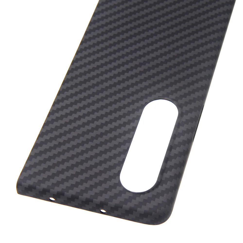 for samsung z fold 3 real carbon fiber mobile phone case anti scratch aramid fiber protective cover shell funda shockproof capa free global shipping