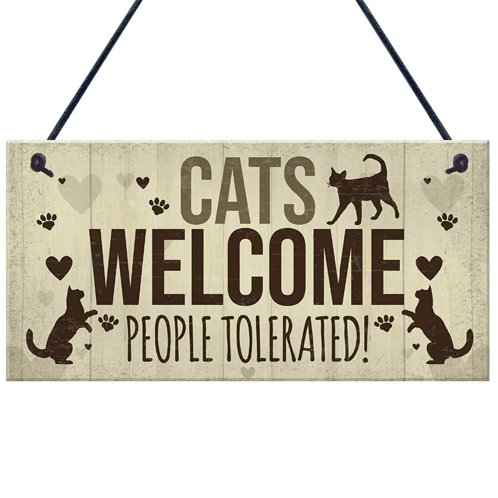 

Wooden Lovely Friendship Animal Sign Plaques Rustic Wall Decor Home Decoration
