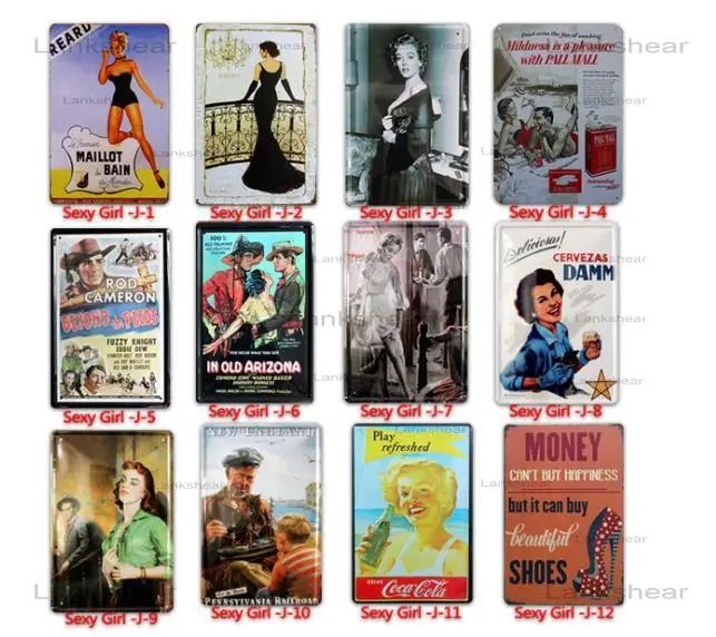 2021 Ретро винтажный домашний декор гаражные металлические знаки постер для