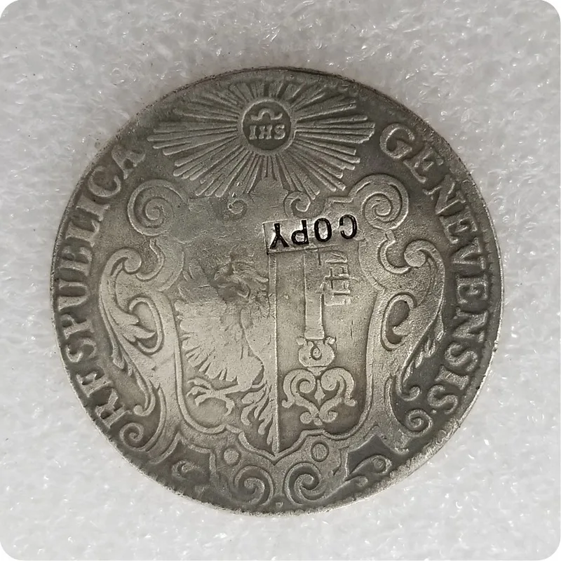 1722 Женева (швейцарские кантоны) 1 Талер монета КОПИЯ памятные монеты-реплики