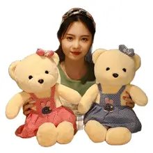 30/50/70Cm Baru Berbulu Beruang Mainan Mewah Lembut Boneka Kartun Hewan Beruang dengan Sweater Boneka Bayi Menenangkan Kekasih Pacar Ulang Tahun