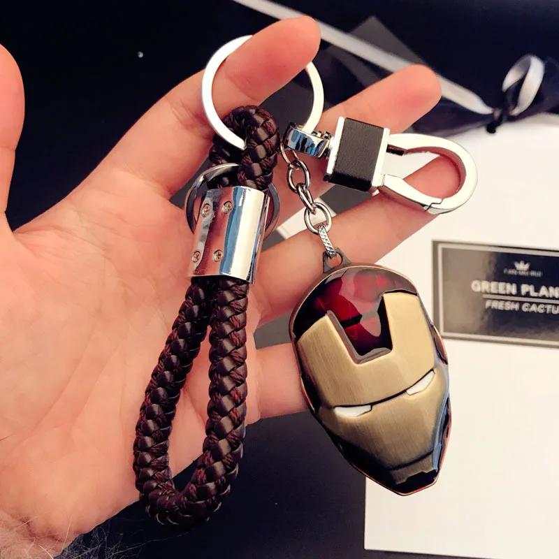 Брелок для ключей Подвесные брелки из металлического мультфильма Человек паук в