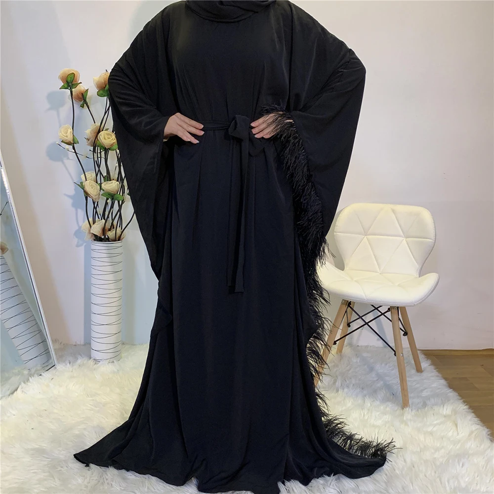 Халат Djellaba женское платье кафтан Дубай Абая Турция мусульманское модное хиджаб