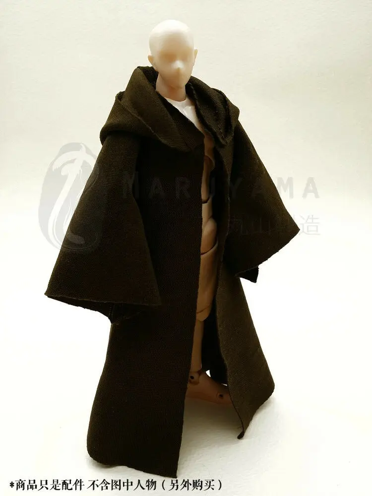 [Только плащ] плащ в масштабе 1:12 с кофейным плащом ДЛЯ Bandai SHF figma мужская кукла (без