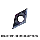 100% Оригинальный DCGX070201-LH DCGX11T304-LH YBG202 DCGX 070201 11T30 4 карбидная вставка для токарного станка резак токарные инструменты обработки P M