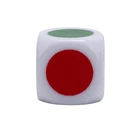 Лидер продаж! Настольная игра белого цвета, шестисторонняя, для семейной вечеринки, забавные настольные кубики, обучающие игрушки