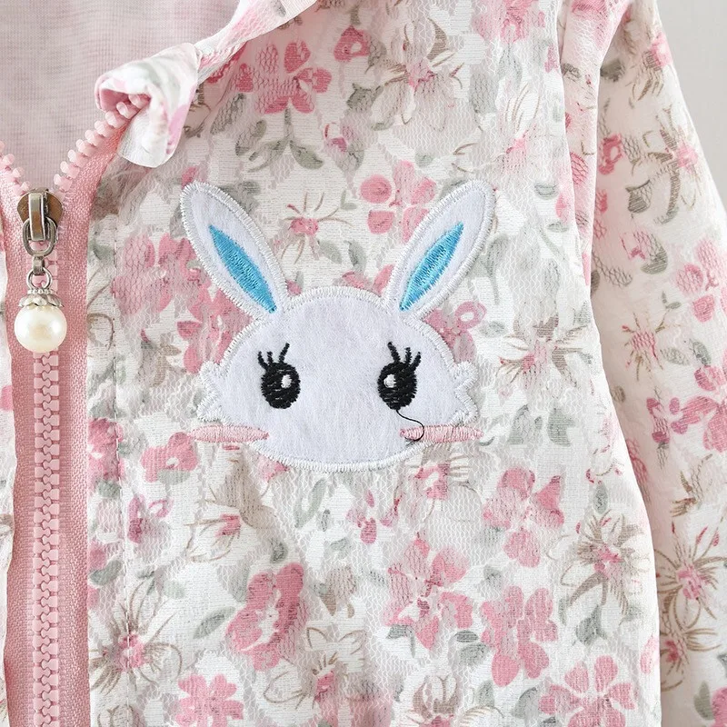 Куртка с капюшоном и ушками для маленьких мальчиков девочек ветровка на весну