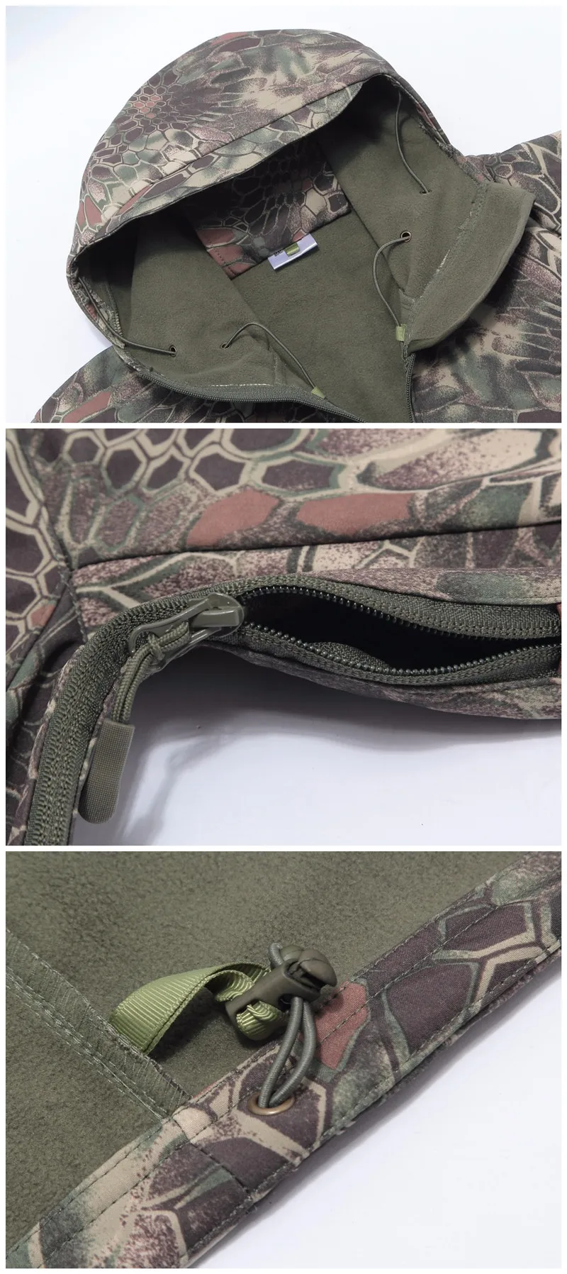 Тактическая куртка Lurker Shark Skin Soft Shell Мужская водонепроницаемая ветровка флисовое