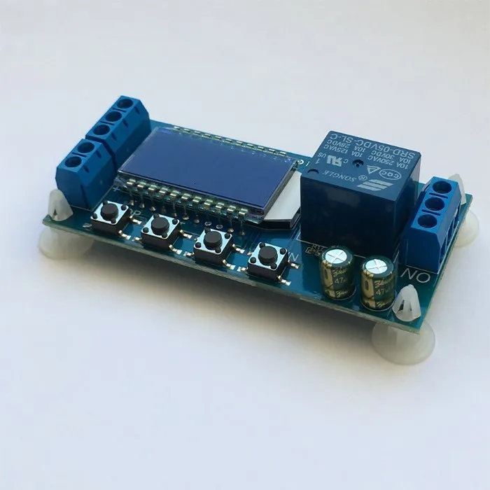 6-30 в Micro USB цифровой ЖК-дисплей реле времени задержки модуль управления таймер переключатель цикл запуска модуль XY-LJ02