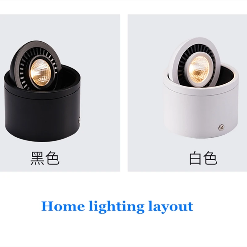 С регулируемой яркостью с поверхностным монтажом светодиодный потолочный COB