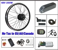 electric bicycle conversion kit rear rotate 48v 250w 12a battery 20 24 26 27 5 29 700c bicycle hub moto for ebike