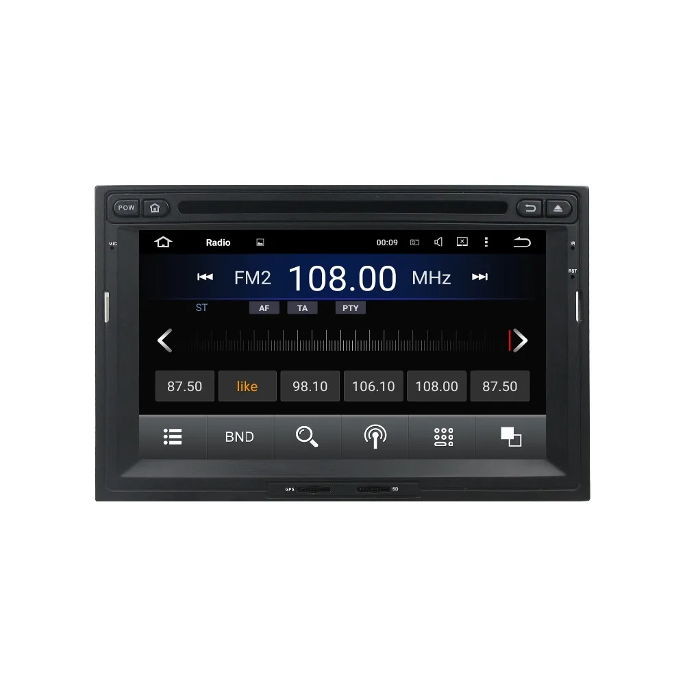 Автомобильный мультимедийный плеер 8 ядер 7 дюймов Android 9 0 2 + 16 ГБ 4 32 64 для PEUGEOT 3008/5008