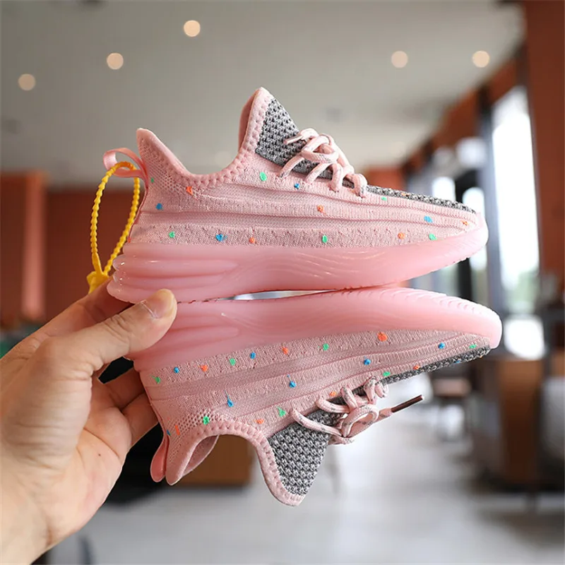 DIMI/2021 Осенняя детская обувь Спортивная для девочек Модные повседневные Мягкие