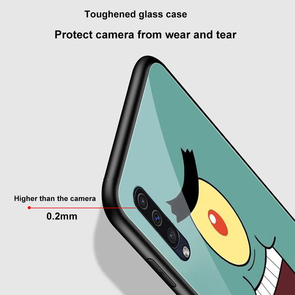 

Funny Anime Phone Case For Samsung A51 A71 A21 A21S A30 A40 A41 A50 A70 M31 S9 S8 S10 S20 Plus Note 20 Ultra 10 Glass Cover Capa