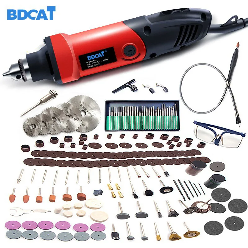 400W Electric Mini Drill Variable Speed Rotary Tools Engraver Grinder Polishing Machine Engaving Dremel Tool Accessories Set