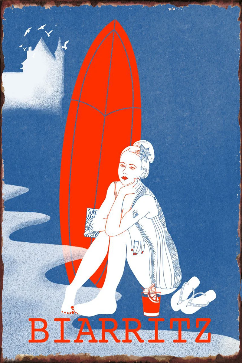 

Оловянная табличка с металлическим знаком в стиле ретро