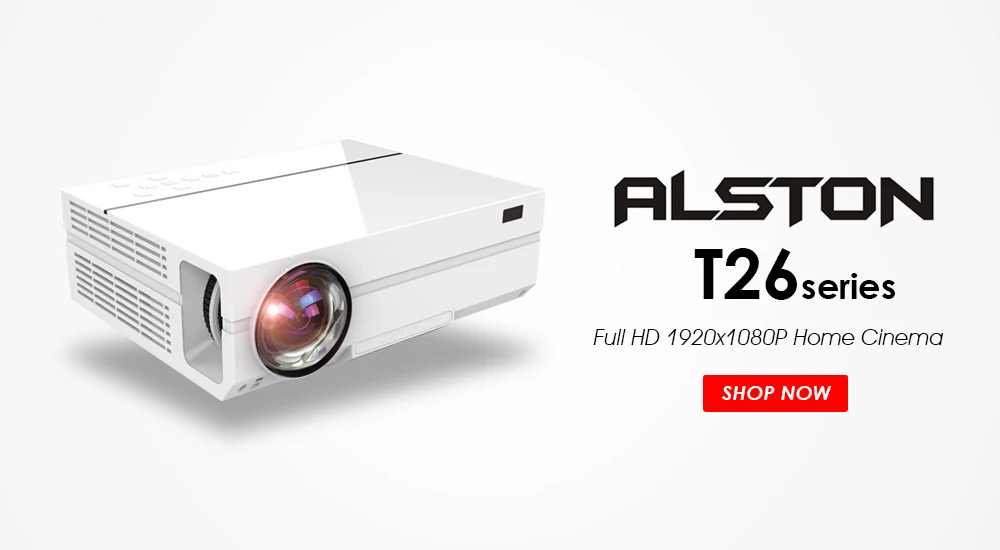 ALSTON M6/M6W светодиодный проектор 5500 люмен двойные HIFI колонки дополнительно Android6.0 WiFi bluetooth Поддержка 1080P проектор
