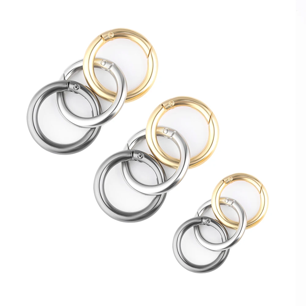 

10 шт., круг из цинкового сплава, Круглый карабин для кемпинга