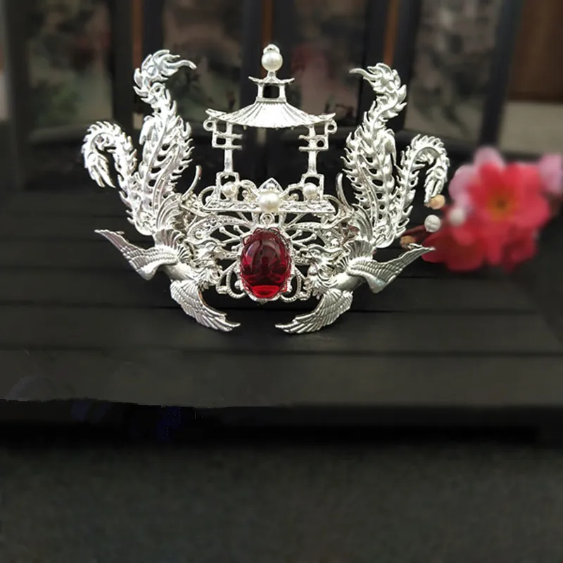 Старинный китайский головной убор ретро корона волос Винтаж воин Меч Косплей головной убор Hanfu аксессуары для волос Старинный китайский головной убор ретро корона волос Винтаж воин Меч Косплей головной убор Hanfu аксессуары для волос