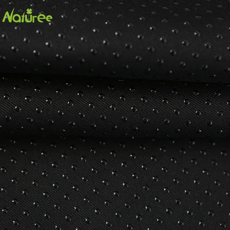 Нескользящая черная ПВХ ткань 50 см * 150 против скольжения пластиковая точка