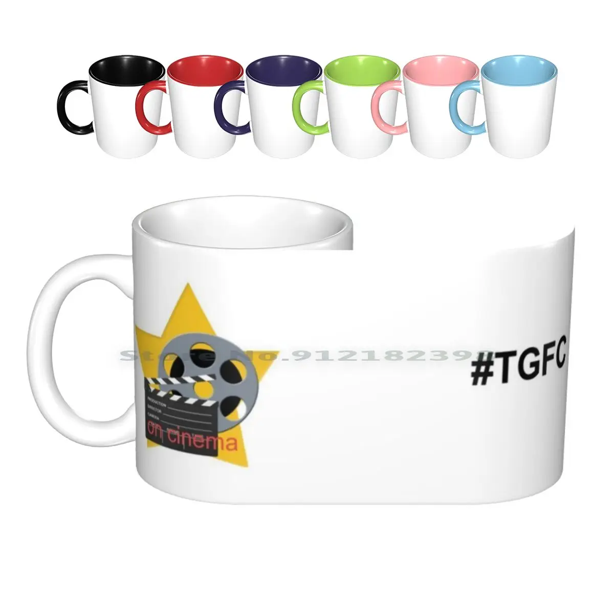 

Керамические кружки Tgfc для кинотеатра, кофейные чашки, Кружка для молока и чая, креативный тренд, винтажная Подарочная бутылка, чашка