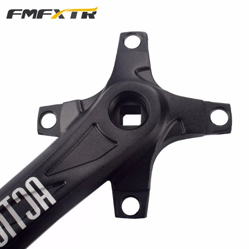 Горный велосипедный кареточный вал из алюминиевого сплава 170 мм, квадратное отверстие левой и правой ноги, сменная однотарная пластина, аксессуары.