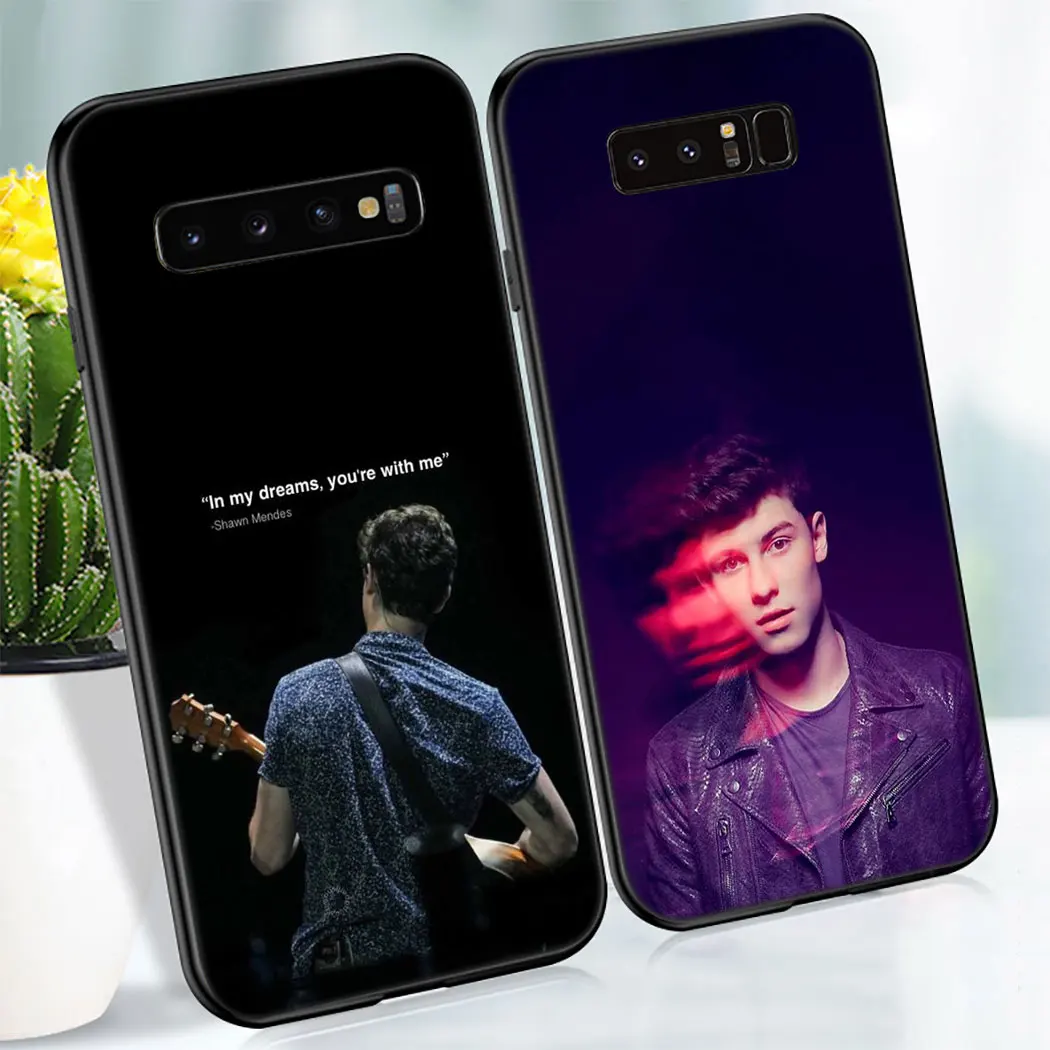 Y69 Shawn Mendes Мягкий силиконовый чехол для Samsung Galaxy Note 8 9 S10 S9 S8 Plus Lite S10E S6 S7 Edge|Бамперы| |