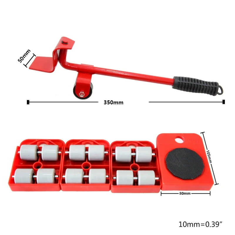 

5 In 1 Moving Device Portable Heavy Lifting Device Furniture Moving Device Move