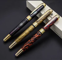 top selling silver fountain pen jinhao 250 m nib gold trim removable ink converter