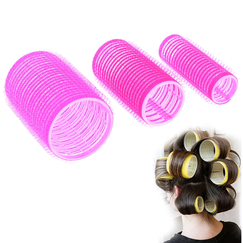 

Self Grip Rollers Cling Stick Hair Curler Curls Wave Styling Salon Set Tool Hair Curler hair curlers rollers hair rollers