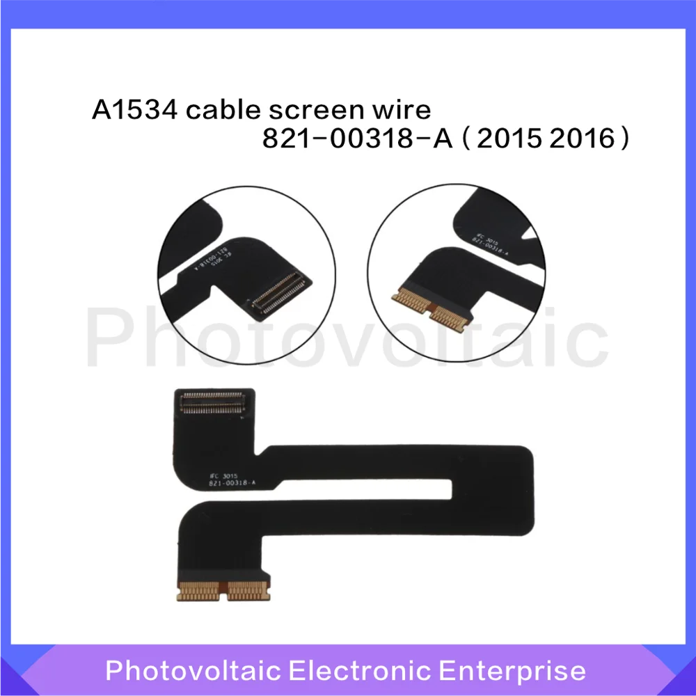Новый оригинальный A1534 ЖК экран кабель для Apple Macbook 12 &quotA1534 LCD LED LVDS 821 00510 A 2015 2016