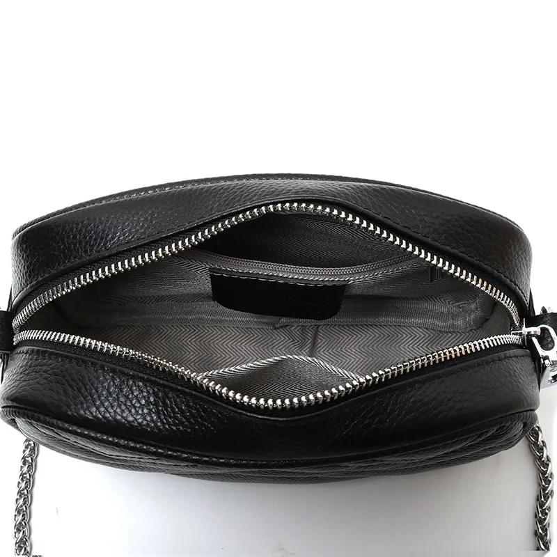 

Cowhide Messenger Bags Small square bag Genuine Leather Women Handbags Fashion Quality Women Bags Casual Tote Lady Shoulder Bags