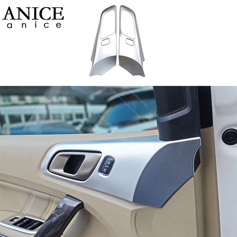 2X внутренняя ручка двери чаша рамка декоратор Обложка для Ford Ranger Everest Endeavour 2015 2016