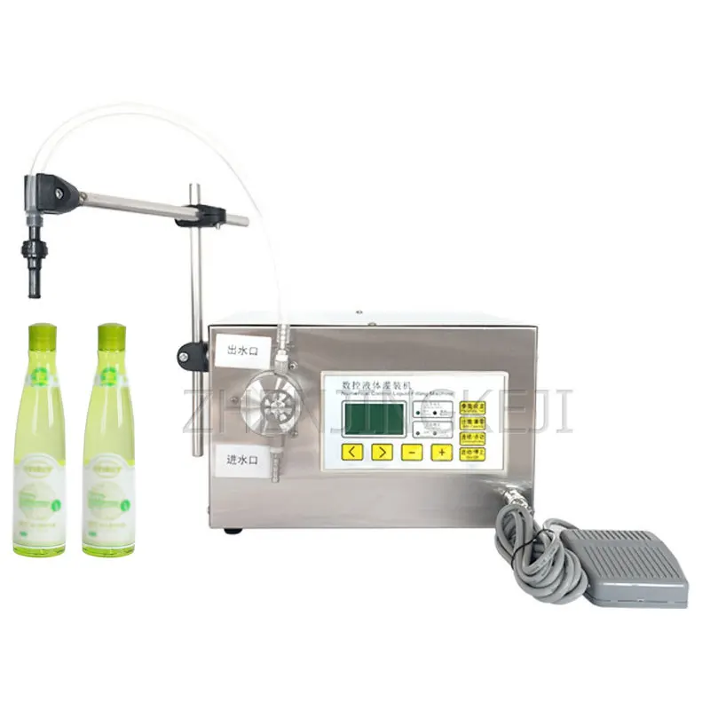 

Small Desktop Magnetic Gear Pump Filling Machine Liquid Quantitative White Alcohol Huali Edible Oil Automatic Filling Machine