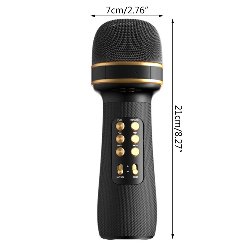 Микрофон DXAC для детей беспроводной Bluetooth микрофон совместимый с подарками на