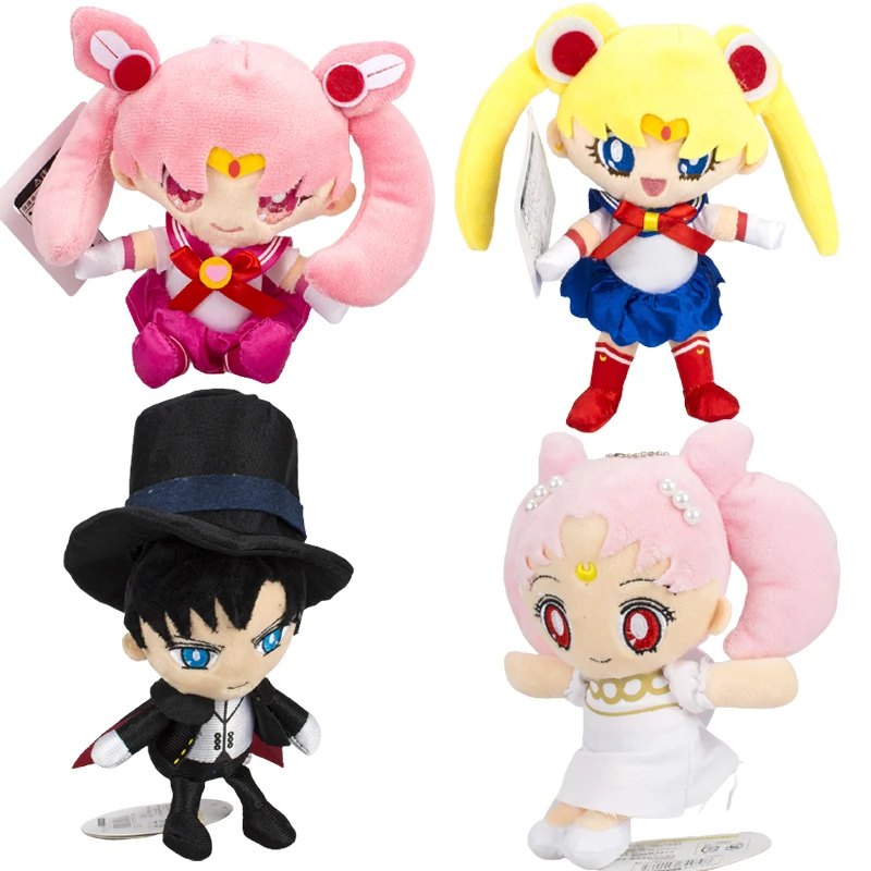 Милый Солдат Сейлор Мун Аниме Плюшевые игрушки Мультяшные мягкие куклы подушка