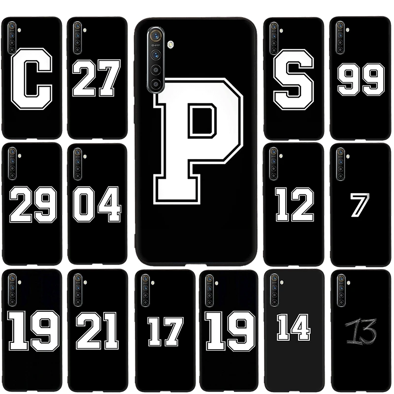 ТПУ для OPPO A1K A5 A9 A31 чехол телефона A91 F15 A8 A72 A52 X2 Pro A12 A92S Reno 3 2Z 10X Ace черный с буквами и