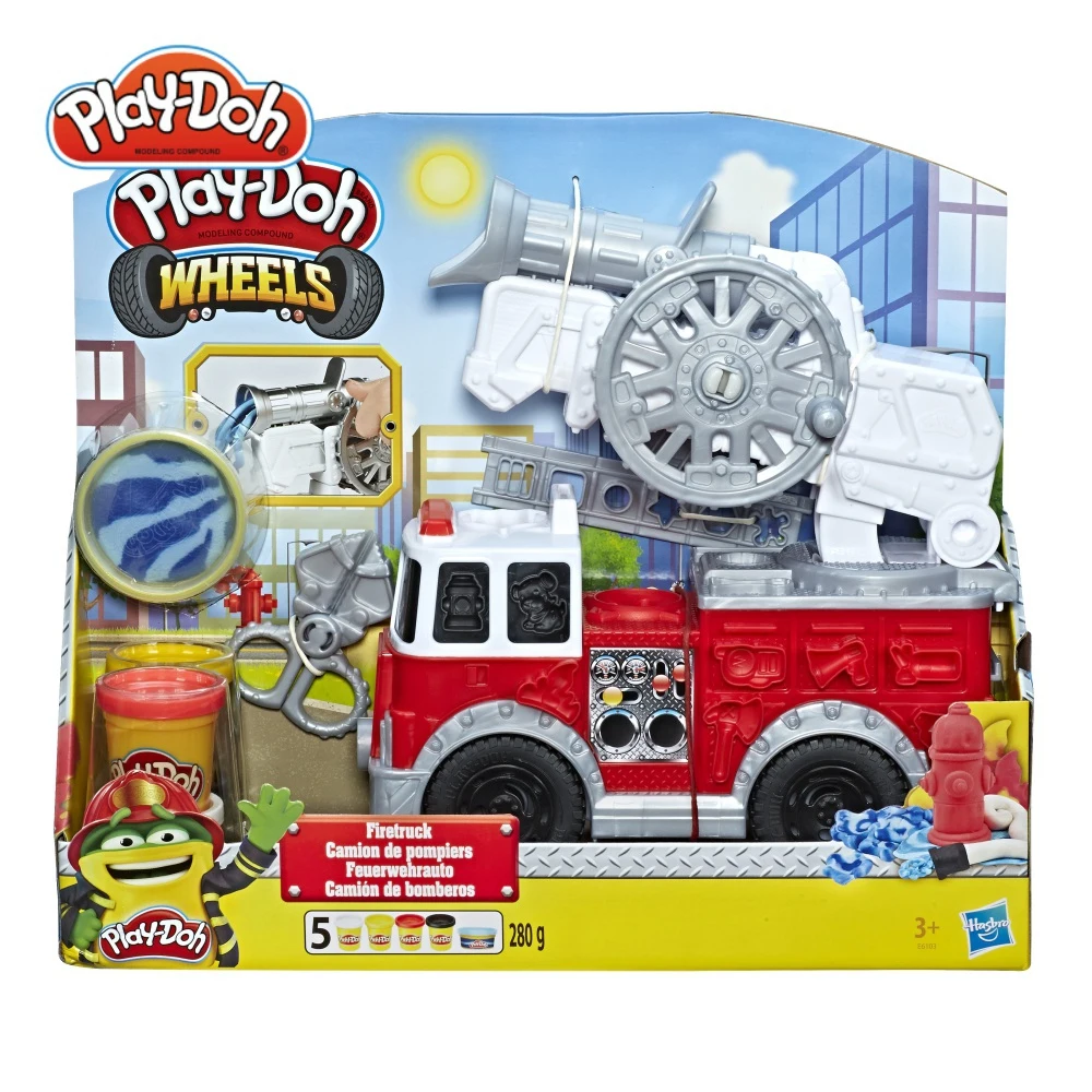 Набор игровой для лепки Play-Doh Wheels Пожарная машина E6103EU4 | Игрушки и хобби