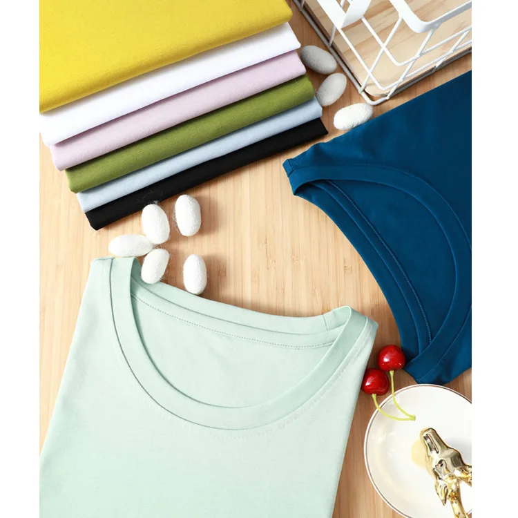 Новинка 2020 женская футболка короткая двухсторонняя облегающая Однотонная из