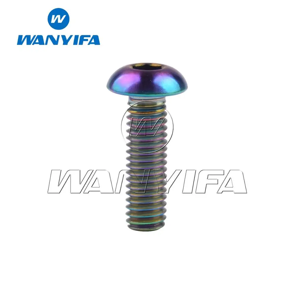 Титановый болт Wanyifa M3x8 10 15 мм винты с шестигранной головкой для велосипеда |