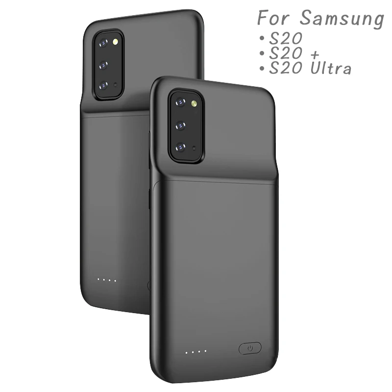 Ультратонкий чехол для Samsung S20 Plus 4800/6000 мАч портативного зарядного устройства Galaxy