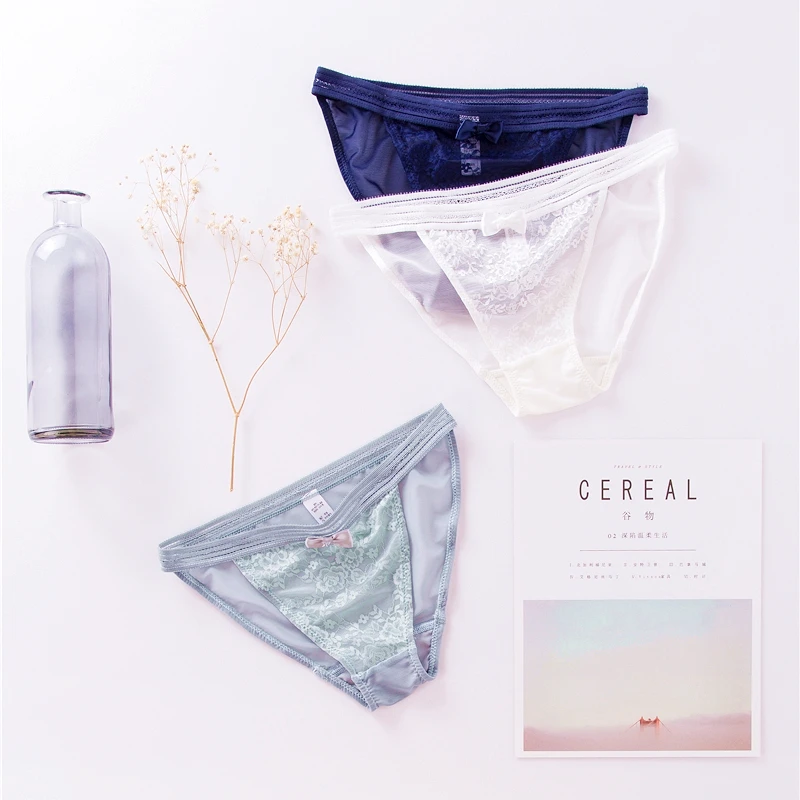 Дамское нижнее белье сексуальные кружевные прозрачные стринги с низкой посадкой