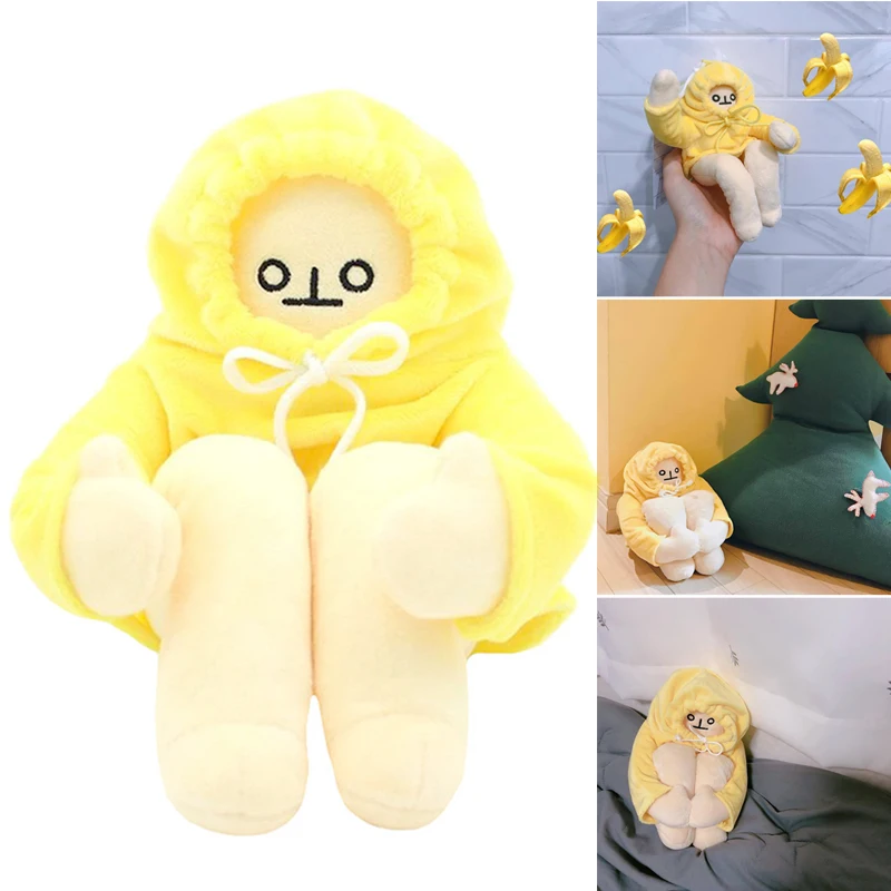 

40cm New Popular Banana Man Plush Toys Cute Appease Dolls Stuffed Toys Birthday Gifts for Girls Children PAK55