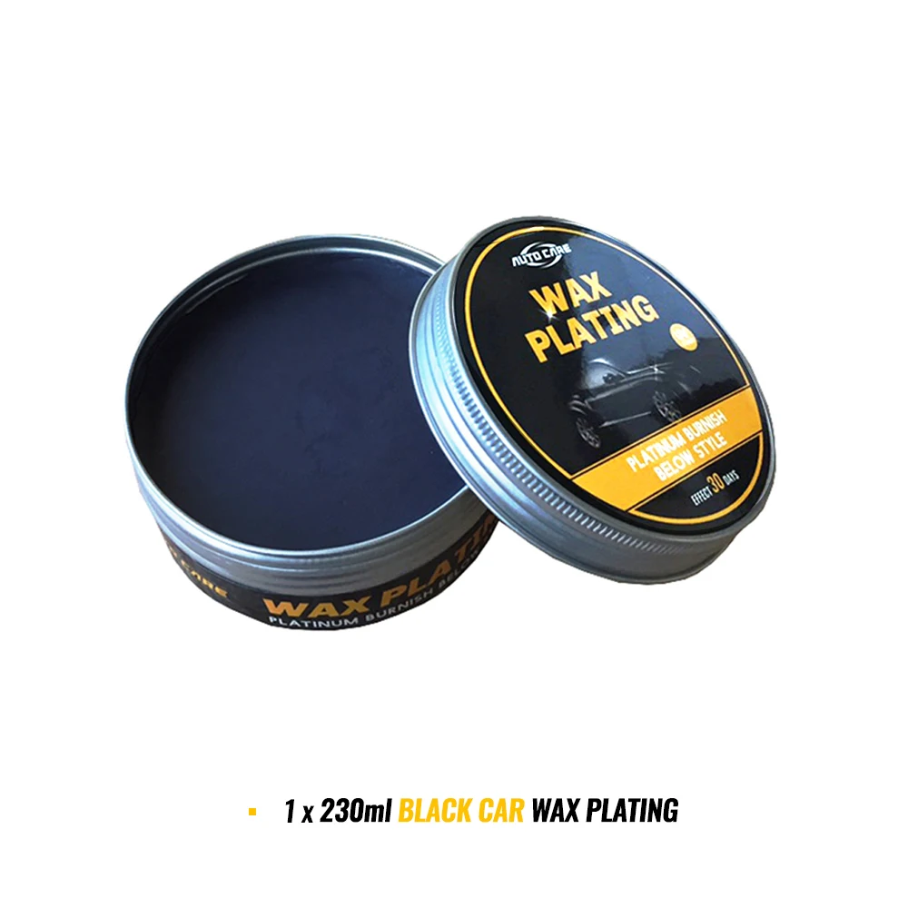230ml black wax 230 мл автомобильный восковой набор с покрытием из кристаллов, жесткий глянцевый восковый слой, покрытие поверхности краски, формула супер водонепроницаемой пленки - Цвет: 230ml black wax
