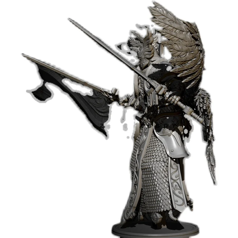 H75mm 1/24 Смола Модель наборы Фигурка DIY игрушка Самосборная TD-2569