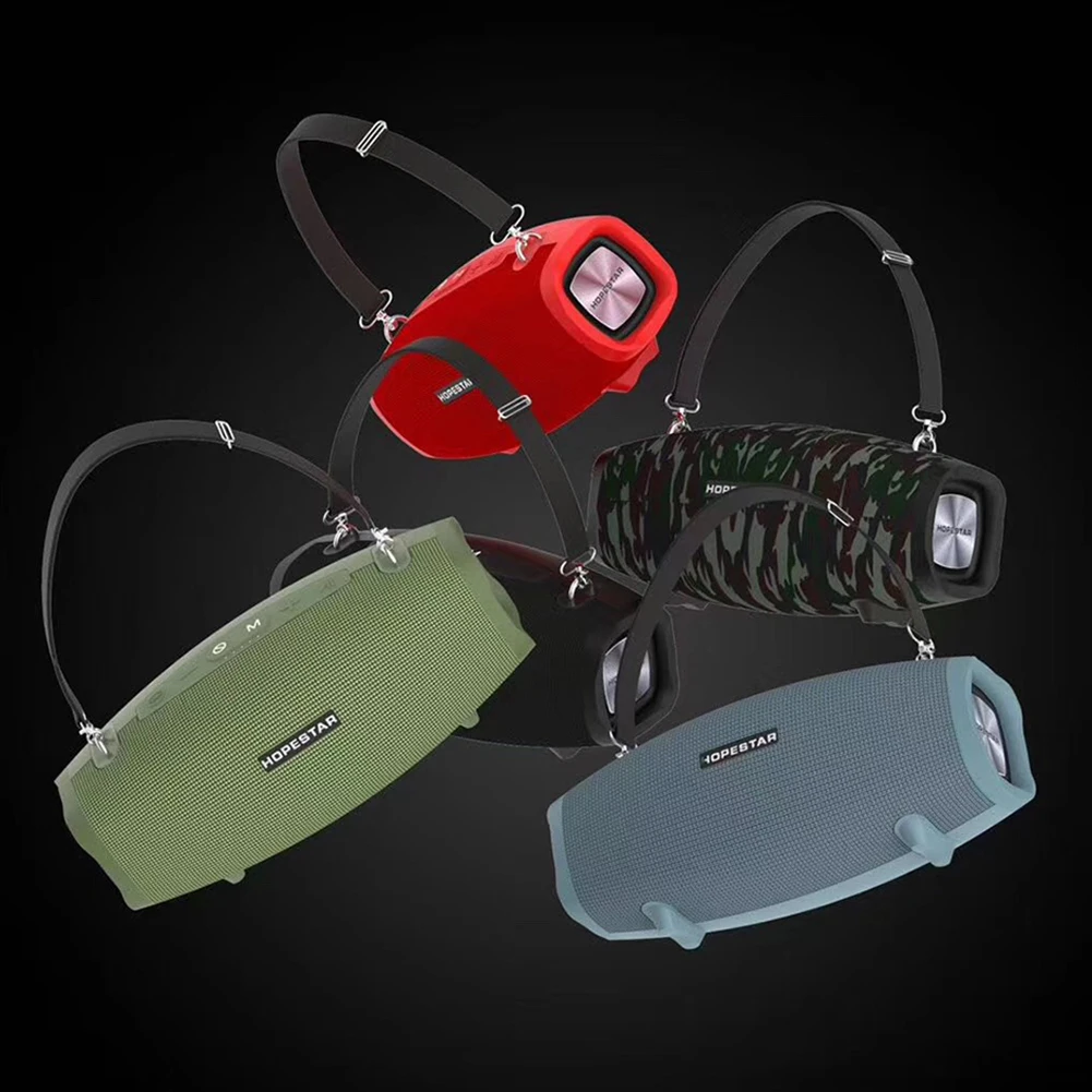 Многофункциональный HOPESTAR H1 40 Вт беспроводной портативный Bluetooth динамик Мобильный фонарик с питанием водонепроницаемый плеер с тяжелыми басами