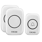 Умный беспроводной дверной звонок 100-240 В, Водонепроницаемый дверной звонок, дистанция 300 м, Умный домашний дверной звонок, звонок с кнопкой, приемник, вилка для США, ЕС, Великобритании, Австралии