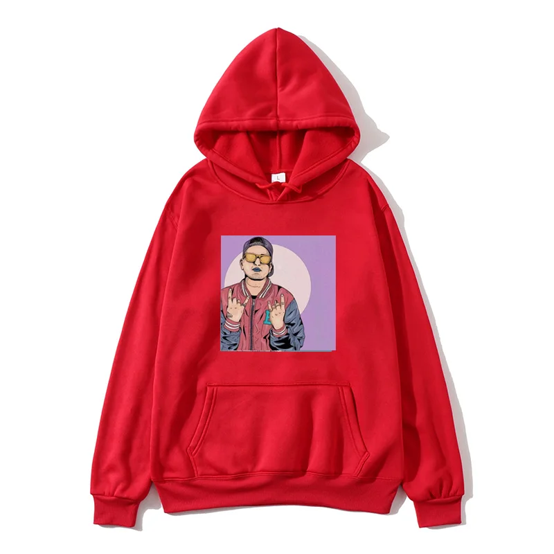 Модная Толстовка Harajuku Мужская толстовка лидер продаж повседневная черная в