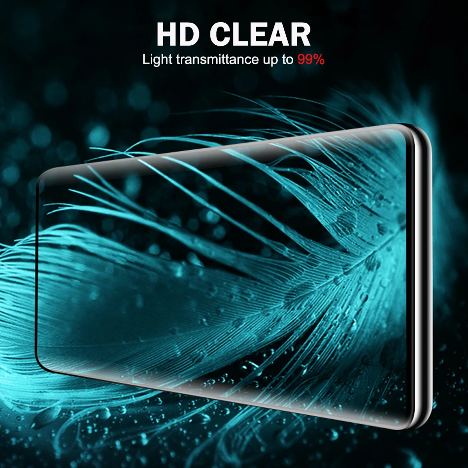 Закаленное стекло 5D с полным покрытием для UMIDIGI F2 черное закаленное защиты экрана